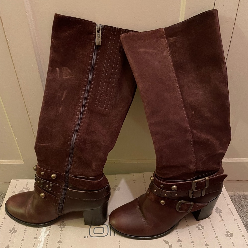 Duo Brown Suede Elder Boots